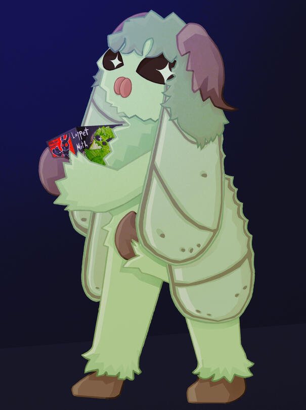 Mothman as a lappet moth.