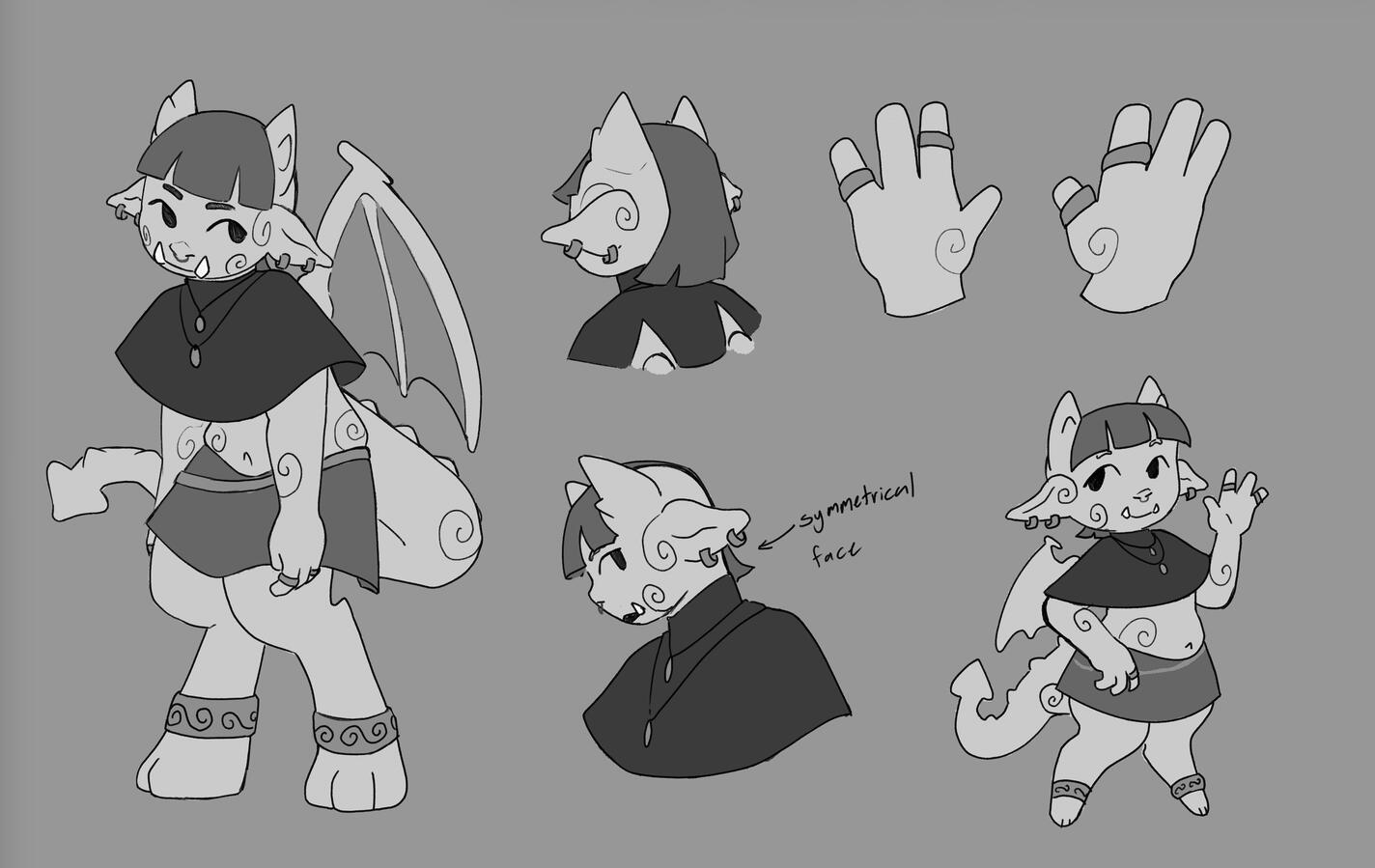 Character sheet for Mica, one of the comic protagonists